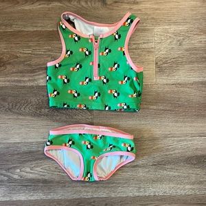 Hanna andersson two piece TOUCANS!
